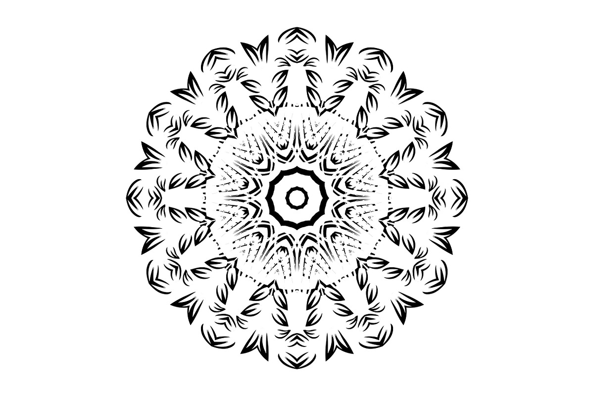 Artistic Mandala Vector Collection, a Decorative Illustration by NJ Himel (Photo 11 of 101)
