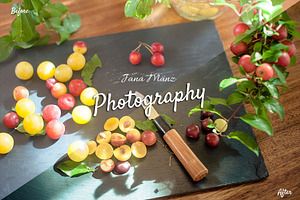 6 LR Presets Vintage Food Photos