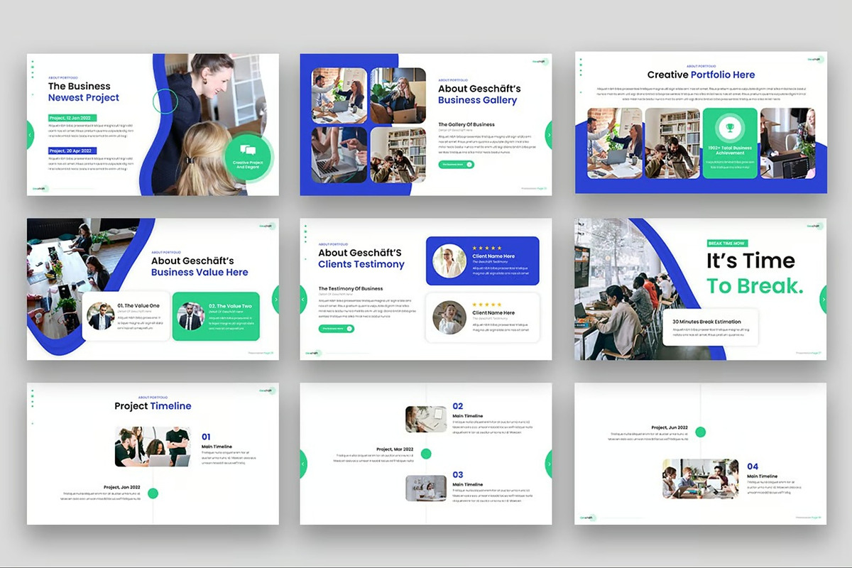 Gescaft  Business Plan Google Slides, a Presentation Template by Fit-tee (Photo 6 of 6)