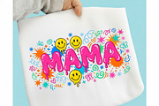 Boho Mama Png, Mothers Day Png, a Seasonal Illustration by Designking (Thumbnail 1 of 6)