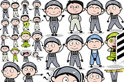 Repairman ~ Cartoon Character Set, a Person Illustration by The Toon Company (Thumbnail 9 of 9)