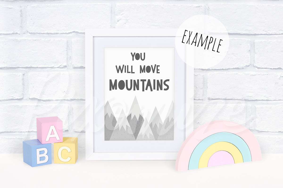 Nursery Frame Mockup, a Mockup by Pixomize (Photo 2 of 2)