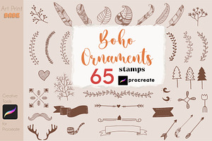 Boho Ornament Stamps Doodle Shape