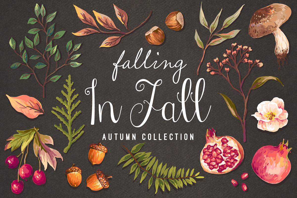 Hand drawn autumn collection, an Illustration by Graphic Box (Photo 2 of 5)