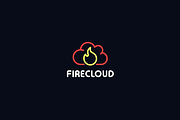 Fire Cloud - Logo Template, a Branding & Logo Template by Zomorsky (Thumbnail 2 of 3)