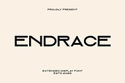 Endrace Expanded Sans, a Sans Serif Font by Artiveko (Thumbnail 1 of 8)