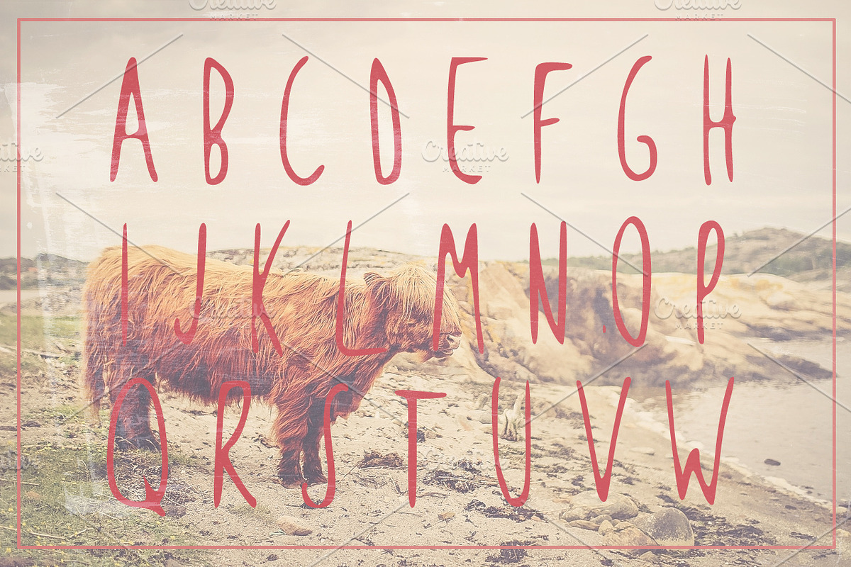 Breezy Handsketched Font preview 2