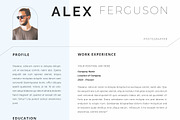 Resume Template / CV, a Resume Template by Peunayah (Thumbnail 5 of 8)