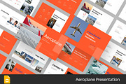 Aeroplane Aviation GSlides PPoint, a Presentation Template by Fit-tee (Thumbnail 1 of 2)