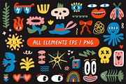 Cute Doodles collection, an Object Illustration by piyacler (Thumbnail 3 of 16)