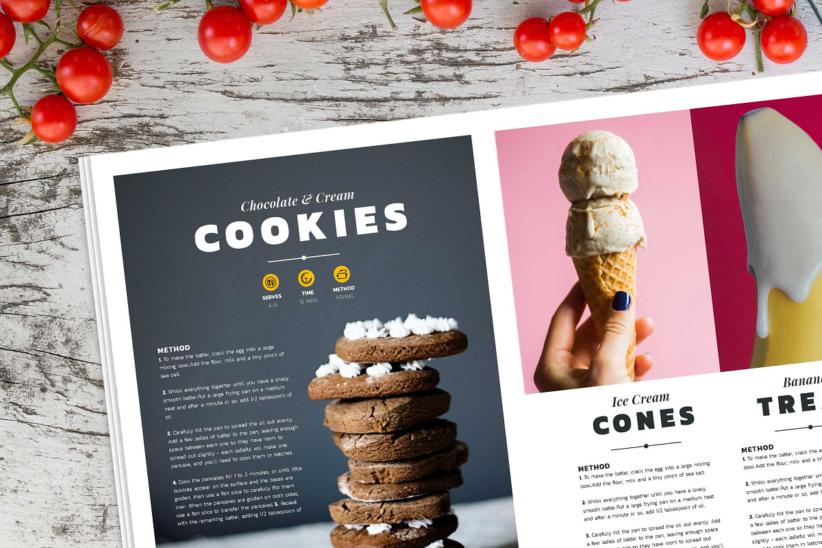 EAT GOOD FOOD Cookbook / Recipe Book, a Magazine Template by Wolfgang Design (Photo 6 of 13)