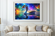 Vibrant Goose Print, an Animal Illustration by ZobaDepot (Thumbnail 2 of 4)