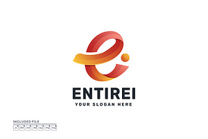 Modern Letter E Abstract Logo, a Branding & Logo Template by yuanesei