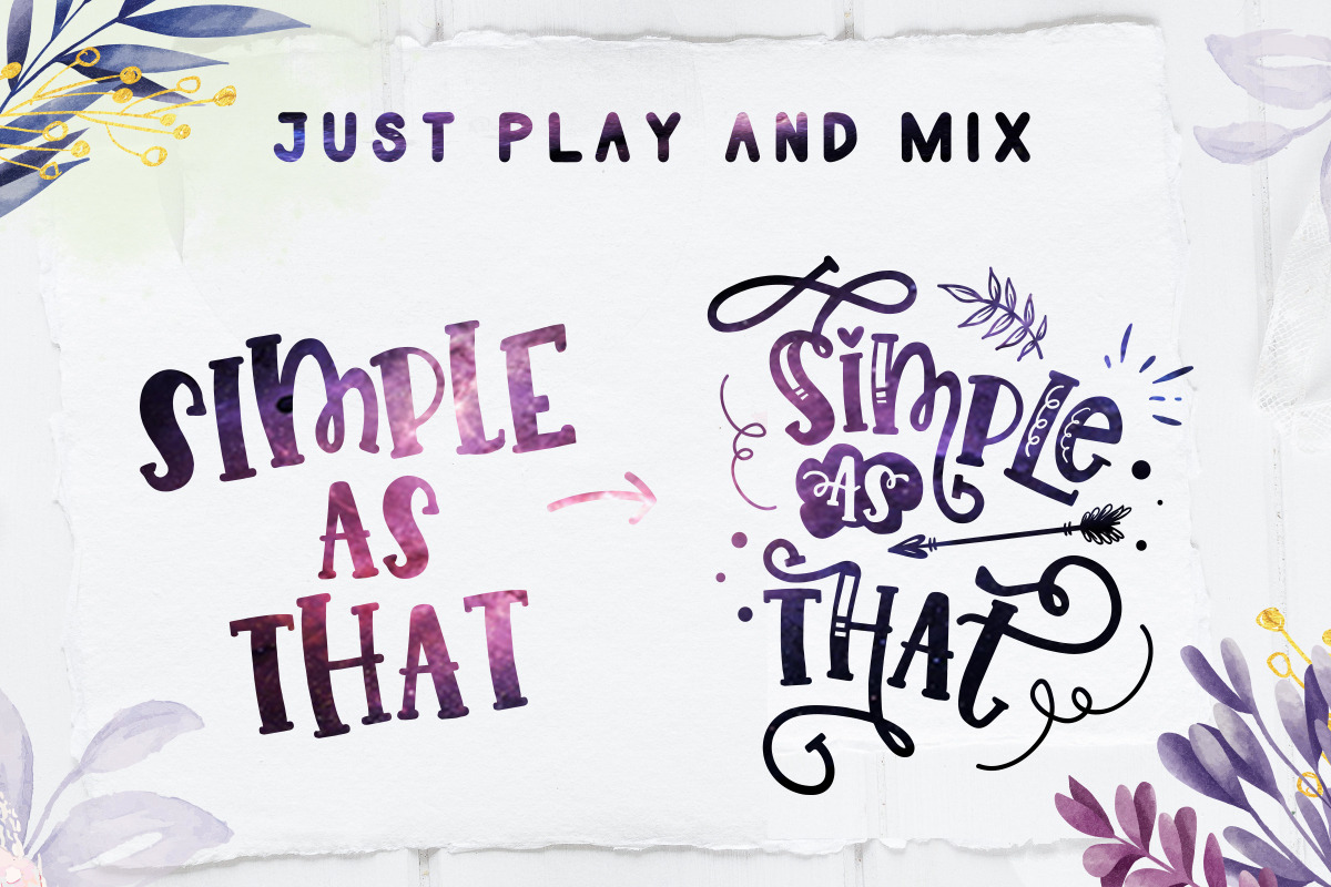 Sorinka Fun Font and extras preview 6