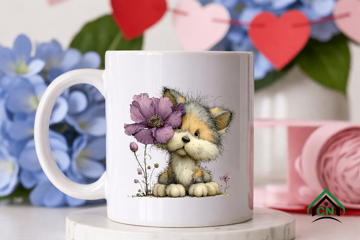Spring Peeking Animals Clipart, an Illustration by Craft Nest (Photo 7 of 12)