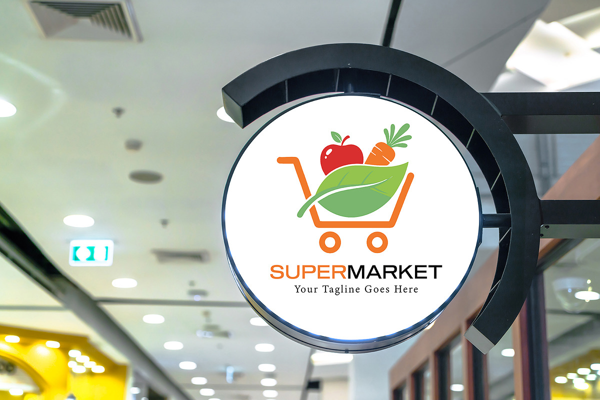 Grocery & Supermarket Logo Template preview 6