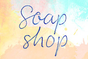 Color Font LiebeHeide, a Script Font by LiebeFonts (Thumbnail 4 of 19)