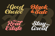 Vintage Classic - Bold Script Font, a Script Font by Myn Type (Thumbnail 5 of 10)