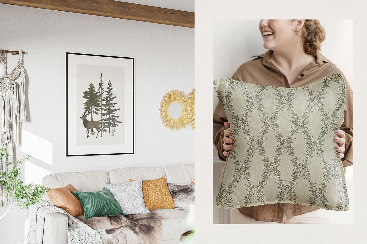 Watercolor Forest Collection, a Decorative Illustration by ApetekMarket (Photo 5 of 14)