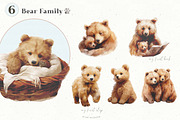 Baby First Year Watercolor Set, an Animal Illustration by Cat In Colour (Thumbnail 5 of 10)