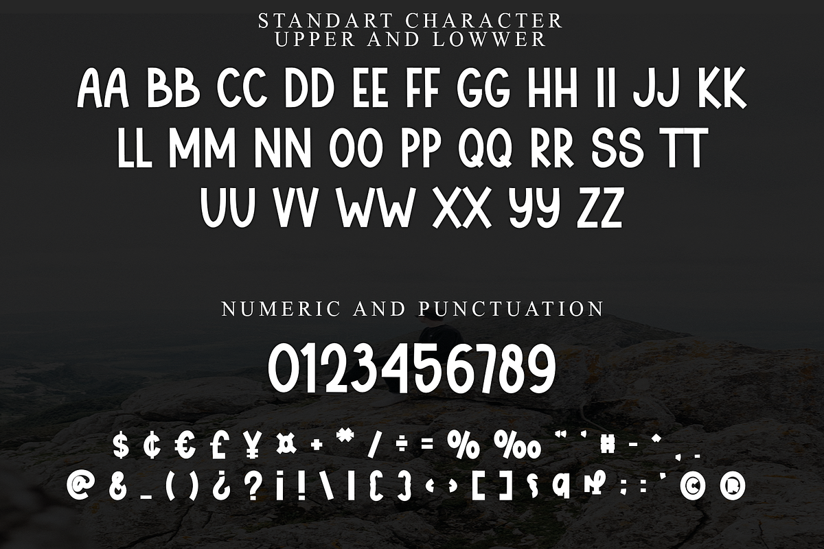 Rainbow Beautiful, a Sans Serif Font by FreshTypeINK (Photo 7 of 8)