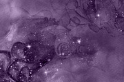 Purple Watercolor Galaxy Glitter, a Texture Graphic by Digital Curio (Thumbnail 4 of 5)