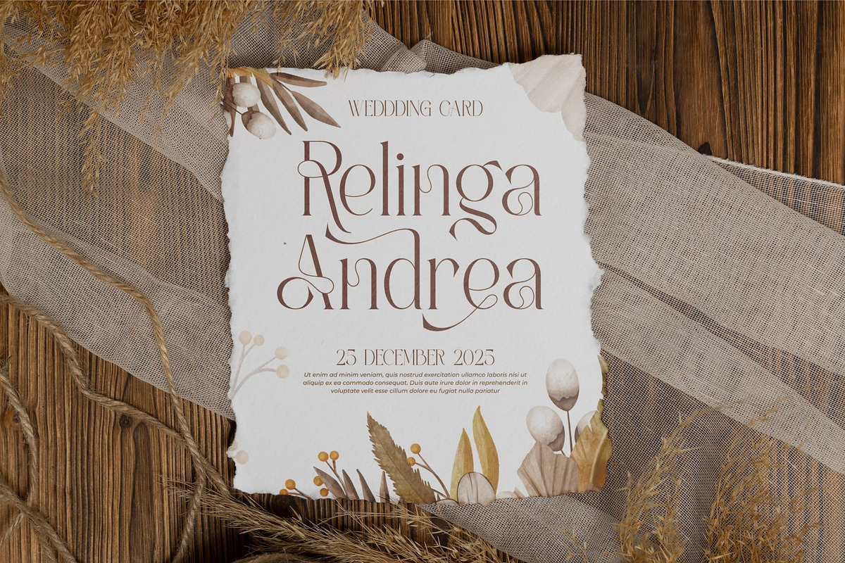 Voreto || Modern Classy Serif Font, a Serif Font by Ermedia Studio (Photo 6 of 10)