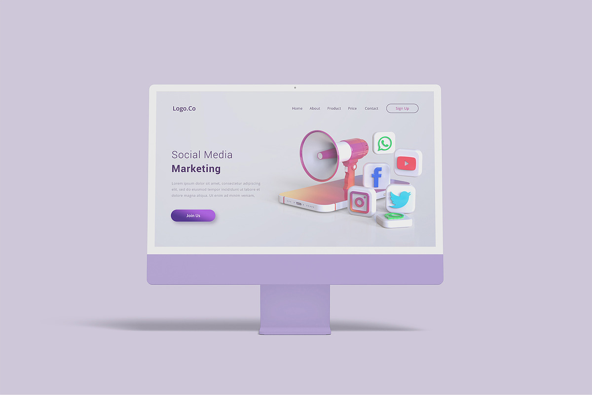 iMac Desktop Mockup Bundles, a Mac Mockup by Graphic Aesthetic (Photo 6 of 22)
