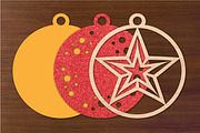Christmas Star Ornament SVG File, an Object Graphic by Libby Wishes (Thumbnail 3 of 3)