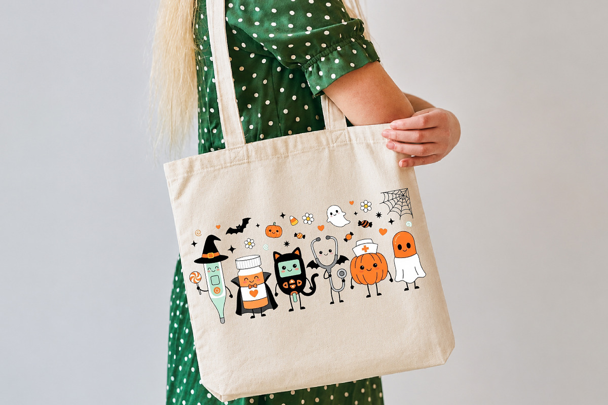 Spooky Nurse Halloween PNG, a Seasonal Illustration by DreamCafeArt (Photo 6 of 7)