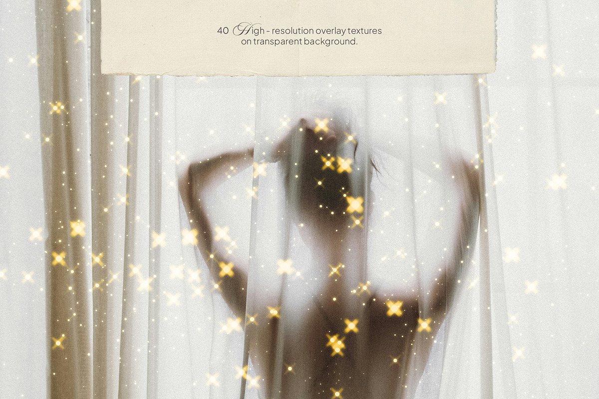 Glitter and Sparks Overlays, a Texture Graphic by Freezerondigital (Photo 2 of 12)