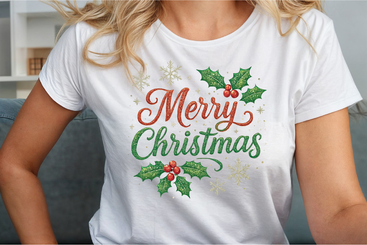 Merry Christmas Png - Glitter Christ, an Illustration by Sublimation Artist (Photo 4 of 9)