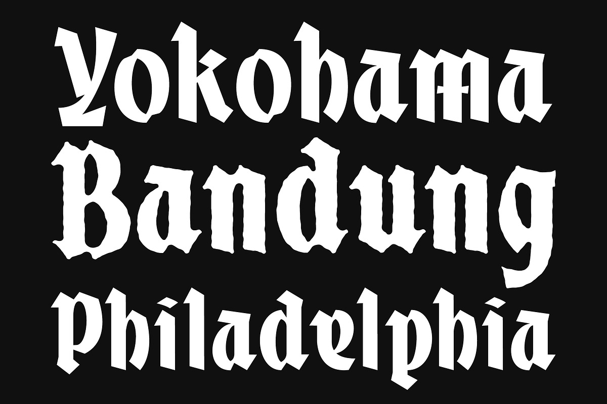 The Bullova Blackletter Fonts, a Blackletter Font by Angin Studio (Photo 9 of 18)