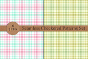 PLAID CHECKERED seamless patterns, a Pattern Graphic by Futurel (Thumbnail 2 of 4)