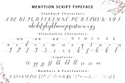 Menttion Script, a Script Font by FadeLine Studio (Thumbnail 6 of 6)