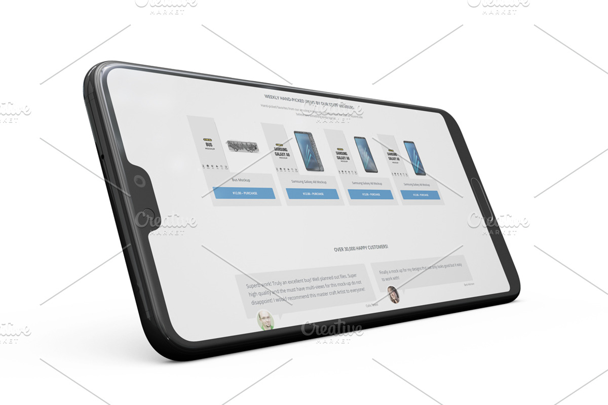 Huawei P20 Pro App Mockup Vol2, an Android Mockup by PixelMockup (Photo 10 of 17)