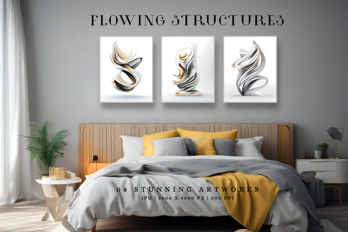 Flowing Structures, a Decorative Illustration by Digital Art Creations (Photo 6 of 7)