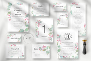Watercolour Foliage Wedding Suite, an Invitation Template by Azka Creative (Thumbnail 1 of 5)