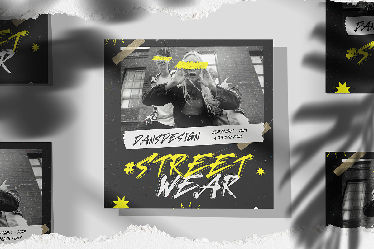 Street Rhythm Marker Graffiti Y2k Di, a Blackletter Font by dansdesign (Photo 5 of 9)