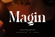 Magin Elegant Serif Font, a Serif Font by Graphicxell (Thumbnail 1 of 8)