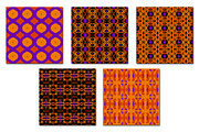 Halloween Pattern Digital Papers, a Pattern Graphic by tchastudio (Thumbnail 3 of 5)