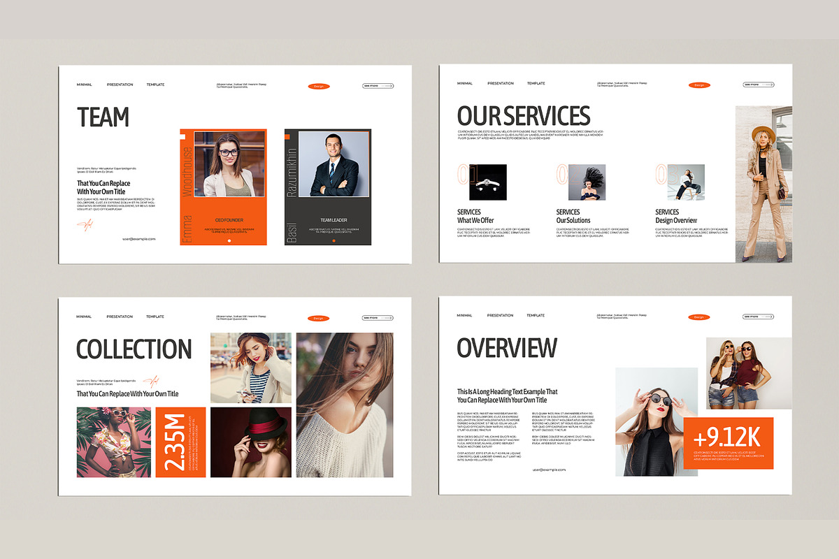 Minimal Portfolio Presentation preview 4