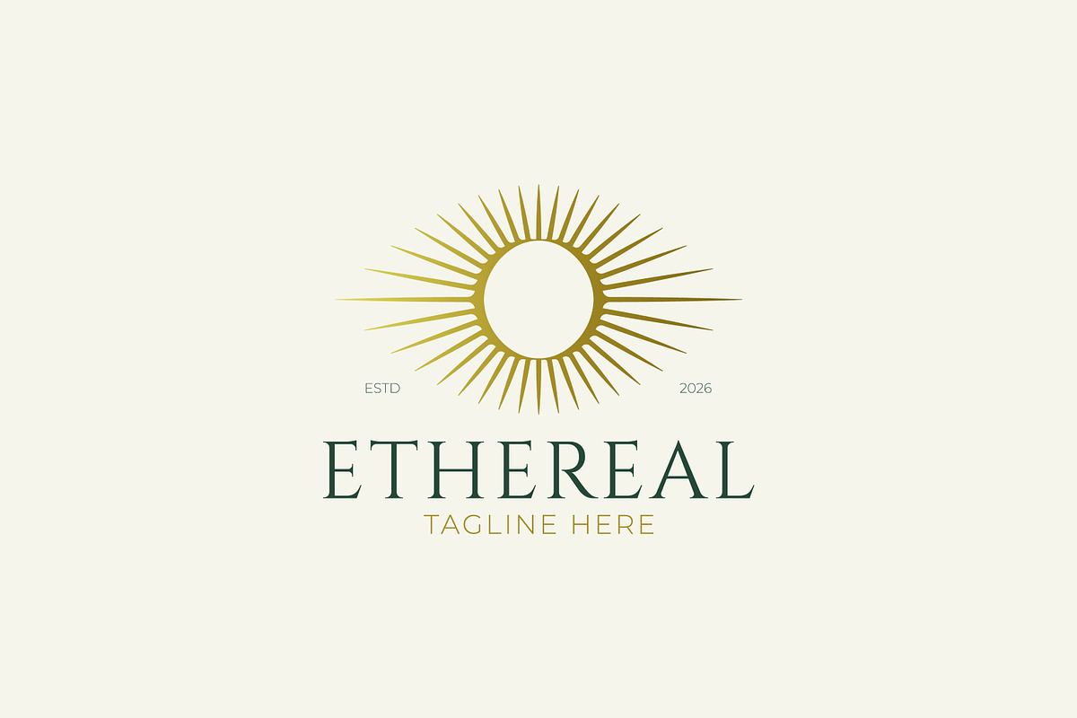 Ethereal Eye Sunburst Celestial Logo, a Branding & Logo Template by Signatoro (Photo 2 of 3)