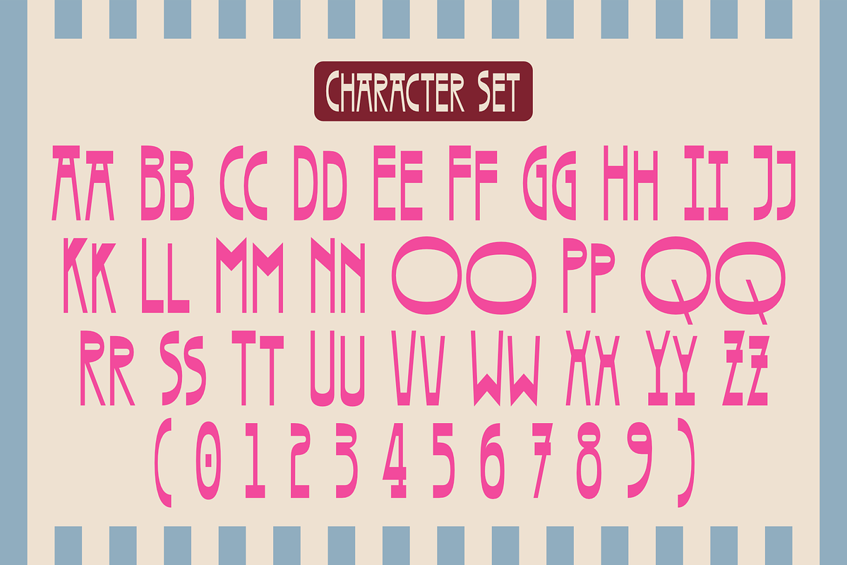 Redecore – Art Deco Font Family, a Sans Serif Font by Griyo Type (Photo 3 of 12)