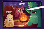 The Monster: Procreate Brushes, a Brush Add-On by Leonard Posavec (Thumbnail 7 of 9)