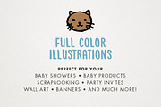 Baby Animals Icons Clipart, an Icon by Lemonade Pixel (Thumbnail 5 of 6)