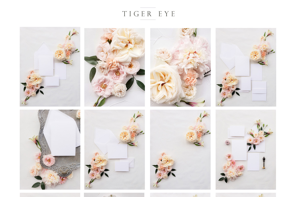 Wedding invitation floral mock up, a Product Mockup by The Amore Vault (Photo 2 of 3)