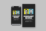Podcast Talk Show Instagram Bundle, a Social Media Template by Saman Osama (Thumbnail 3 of 7)