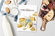 Farm fresh dairy products collection, a Food Illustration by handsketched (Thumbnail 9 of 14)