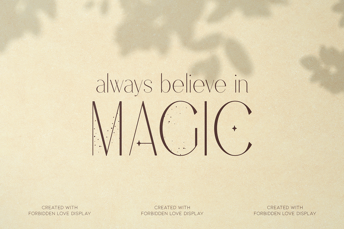 Forbidden Love - Display Font, a Serif Font by VP Fonts (Photo 2 of 20)